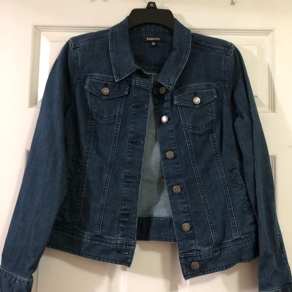 Relativity Jean Jacket - Picture 1 of 8